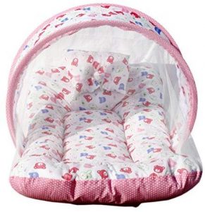 Amardeep and Co Toddler Mattress with Mosquito Net - Best Baby Sleeping Bag in india