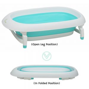 r for rabbit folding baby bathingtub with stand
