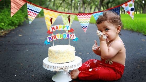 1st Baby Birthday Wishes for girl