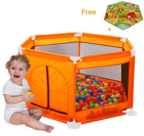 Arkmiido Baby Playpen Fence for Infants and Babies - cheap playpen for babies