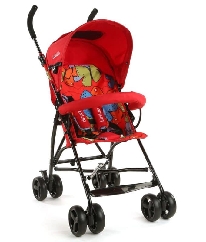 LuvLap Tutti Frutti - Compact & Travel-Friendly Stroller for Babies