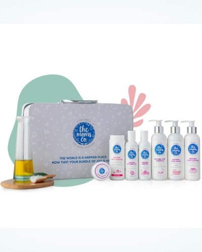 The Moms Co. Baby Suitcase Gift Box - unique baby shower gift idea for mom