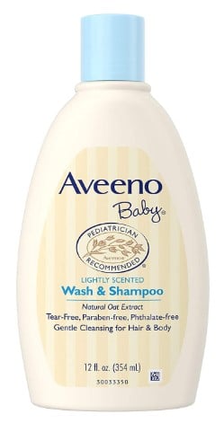 Aveeno Baby Wash and Shampoo Lightly Scented