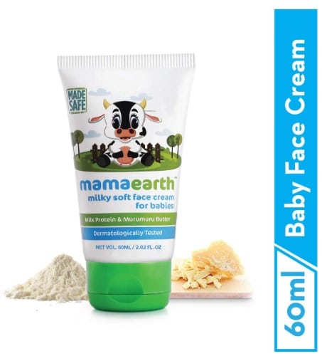 Mamaearth Milky Soft Natural Baby Face Cream for Babies