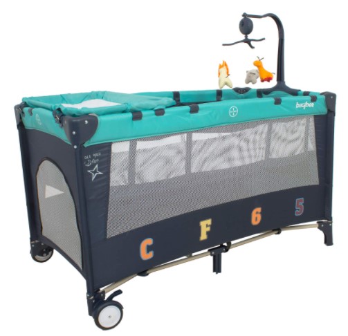 BAYBEE Little Hut Play Pen Portable Travel Baby Bed Cum Cot