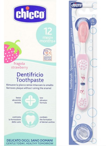 Chicco Toothpaste & Toothbrush