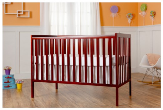 Dream On Me Pine Wood Finish Synergy 5-in-1 Convertible Multipurpose Baby Crib