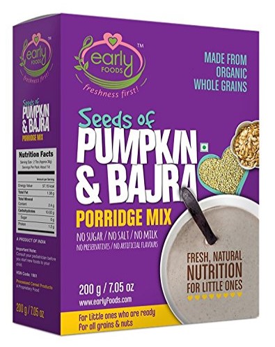 Early Foods - Organic Bajra and Pumpkin Seeds Porridge Mix