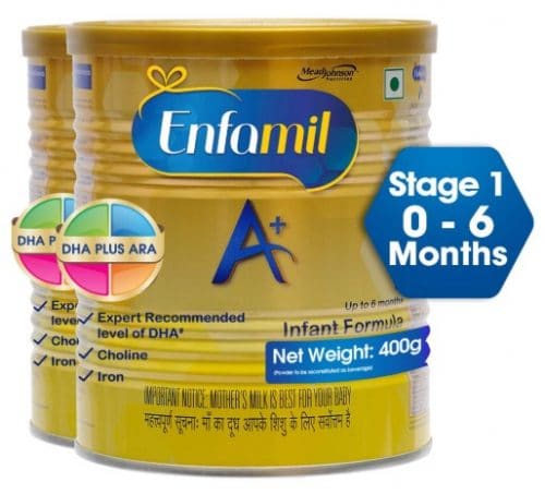 Enfamil A+ Baby Milk Powder Nutritional Health Drink Infant Formula – Stage 1 (0-6 months)