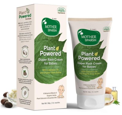 Mother Sparsh Plant Powered Diaper Rash Cream for Babies