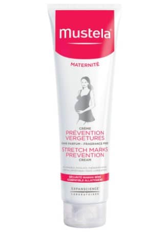 Mustela Mustela Stretch Mark Prevention Cream, Fragrance Free, with Natural Avocado Peptides, for Pregnancy