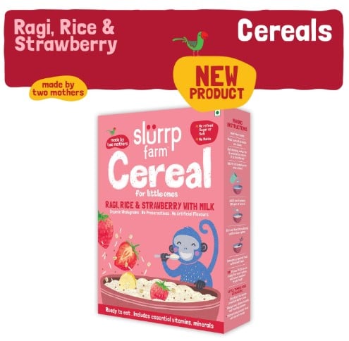Slurrp Farm Organic Baby Cereal Instant Healthy Wholesome Food for Babies