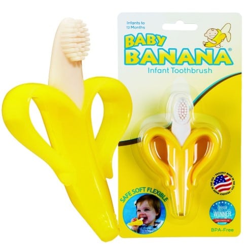 Baby Banana Bendable Training Toothbrush Infant