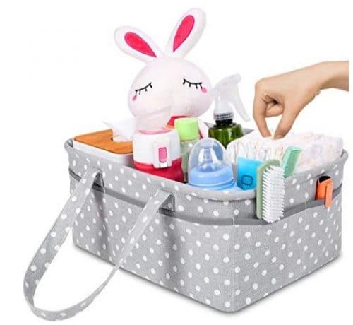 Baby Diaper Caddy Organizer | Baby Shower Registry Must Haves