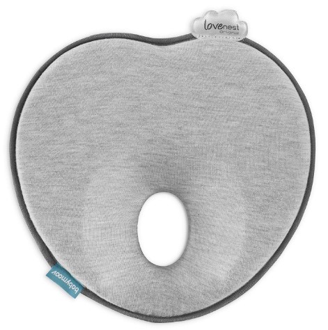 Babymoov Lovenest Patented Pillow for Baby and Infant Head Support & Flat Head Syndrome Prevention