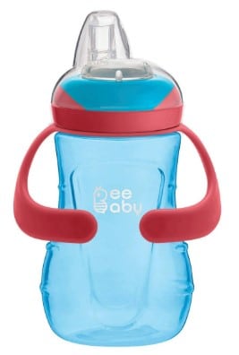 BeeBaby Soft Silicone Spout Sippy Sipper Cup for Baby Toddlers
