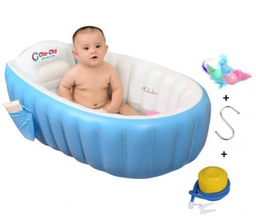 Cho-Cho ® European Standard Inflatable Baby Bath Tub with Pump