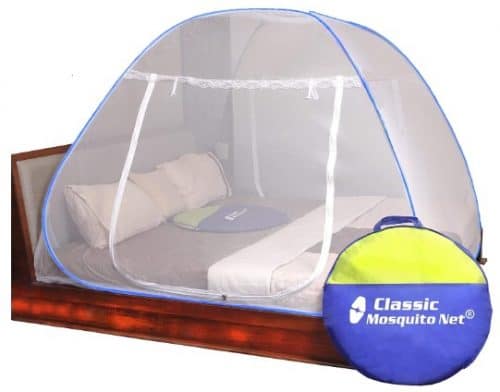 Classic Mosquito Net Foldable King Size (Double Bed) with Free Saviours