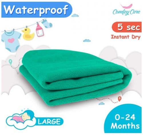 Comfey Care Waterproof Bed Sheet for Baby & Baby Bed Protector Sheet for Double Bed