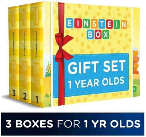 Einstein Box Birthday Gift Set for 1 Year Old Boys and Girls