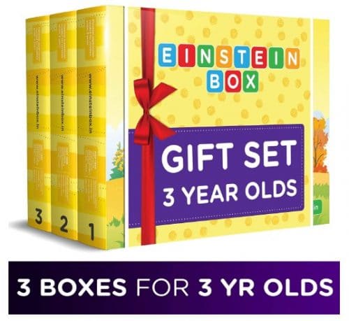 Einstein Box Birthday Gift Set for 3 Year Old Boys & Girls