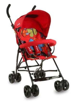 LuvLap Tutti Frutti Stroller Buggy, Compact & Travel Friendly for Baby Kids