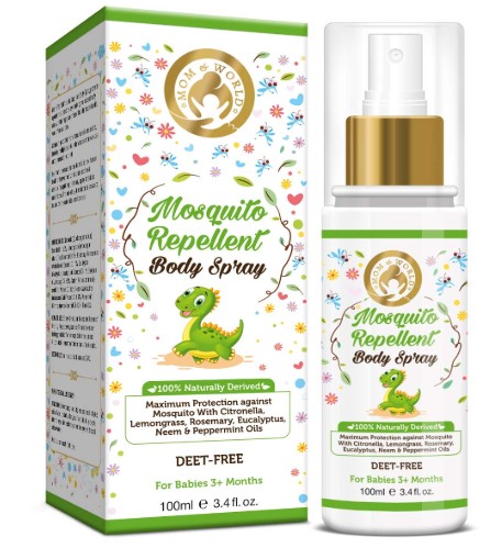 Mom & World Baby Mosquito Repellent Body Spray