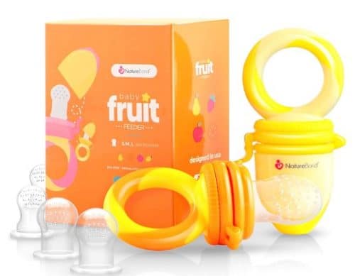NatureBond Baby Food and Fruit Feeder Nibbler Pacifier and Teether for Babies