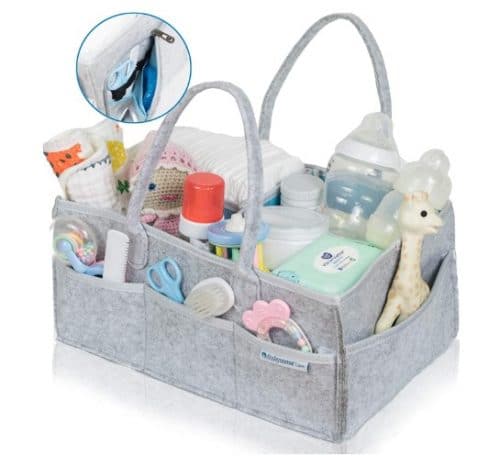Waterproof Baby Diaper Caddy Organizer by Babysense Care