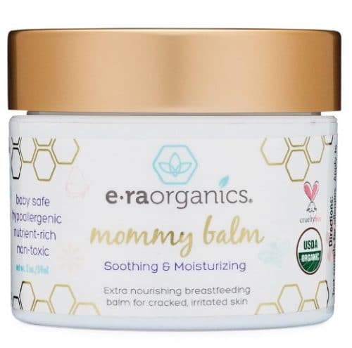 Era Organics Non-GMO, Cruelty-Free Natural, USDA Certified Organic Soothing Nipple Cream Healing Balm for Breastfeeding Moms
