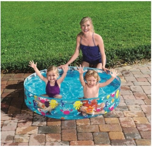 NHR Bestway See Through Kid’s Fill n Fun Sparkling Swimming Pool, Lawn Pool, Water Pool