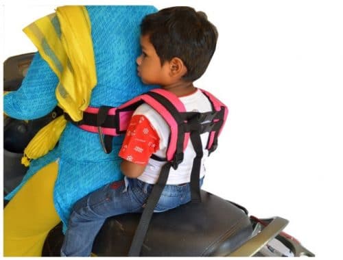 Younique Kidsafe Two Wheeler Child Safety Seat Belt Kids Safety Belt with Expandable Straps & Double Locks