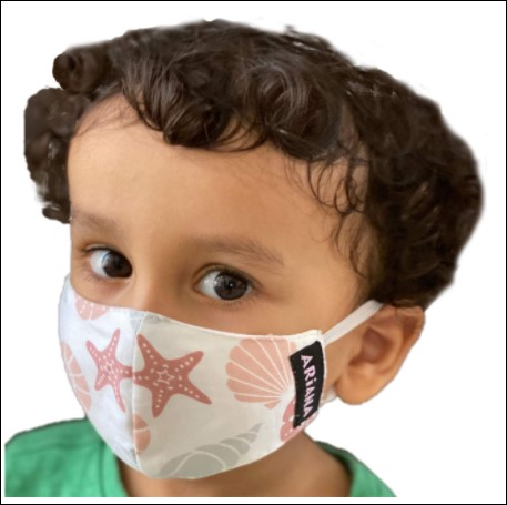 ARiANA DuoSafe Kid's Very Fine Cotton Face Mask