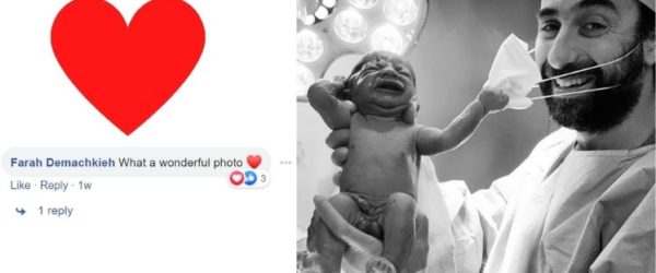 Viral Pic Of Baby Removing Doctor’s Mask Becomes Symbol Of Hope