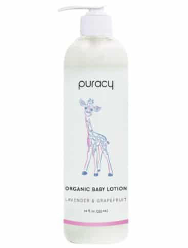 Puracy Organic Baby Body Lotion, Lavender and Grapefruit