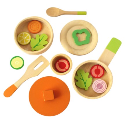 Shumee Wooden Toys- Lil Chef's Wooden Cooking Set