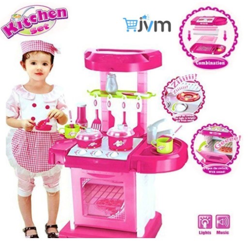 VM Luxury Battery Operated Kitchen Play Set Super Toy for Kids