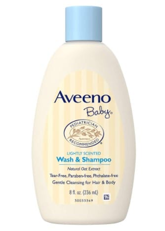 Aveeno Lightly Scented Baby Wash & Shampoo 8 oz.