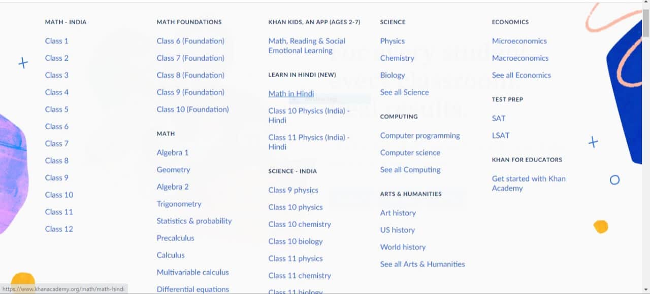 Khan Academy understands that everyone needs education