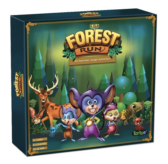 Tortue Forest Run - Awesome Jungle Adventure | Fun Strategy Board Game for Family, Kids, Children