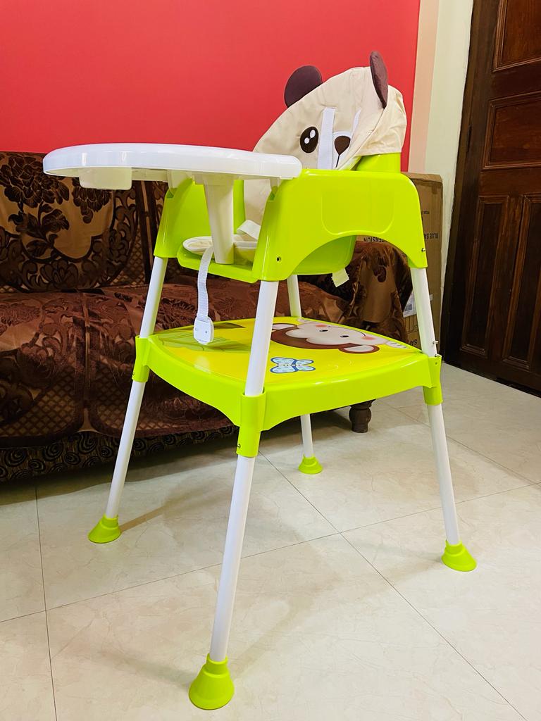 Safe-O-Kid Convertible 4 in 1 Booster High Chair with Adjustable Tray for Baby joint