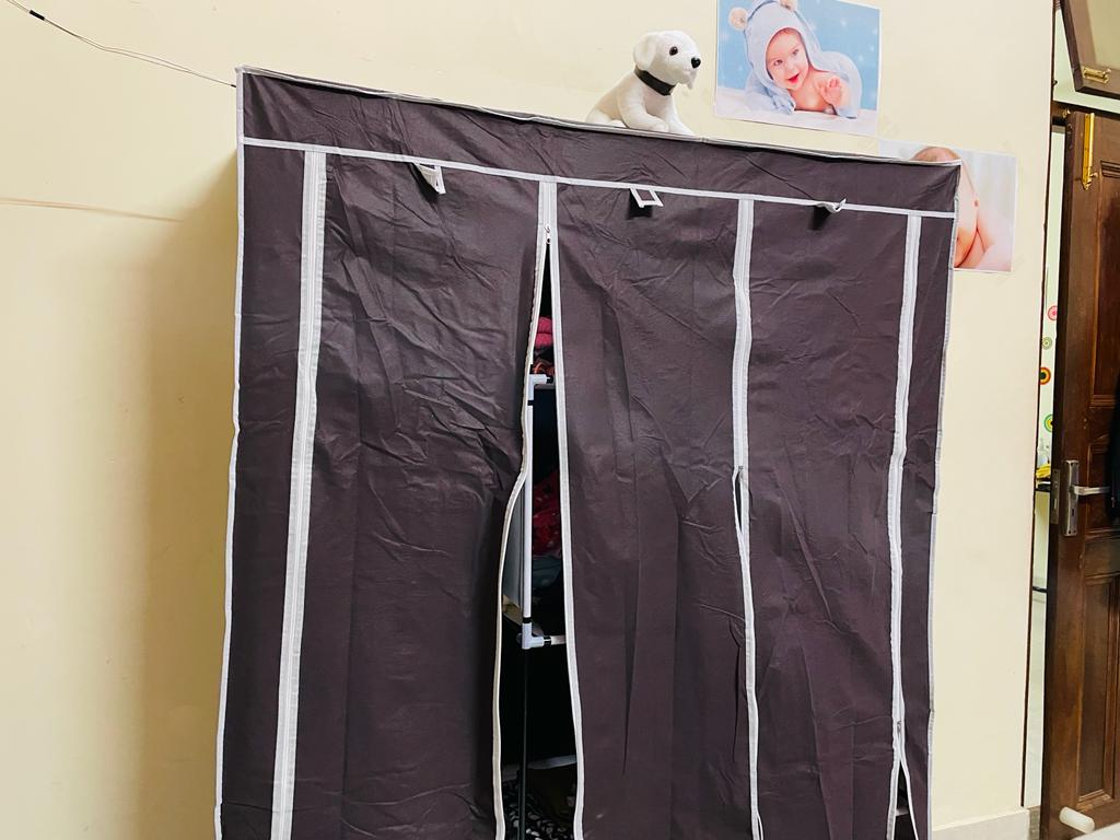 Safe O Kid Portable, Closet, Multi-Purpose Foldable Cabinet Wardrobe with close cover